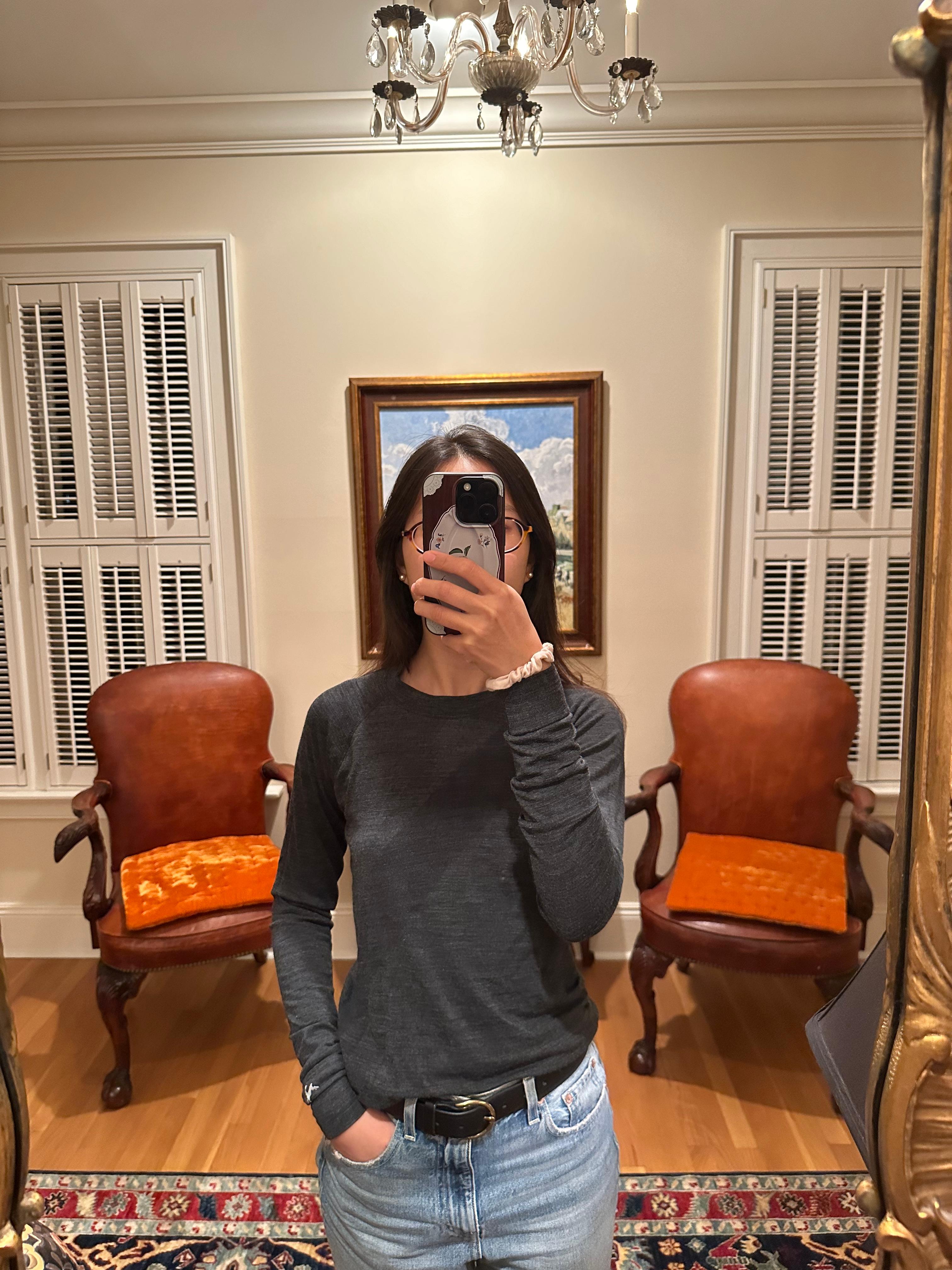 Favorite long sleeve running shirt for running in Florida winter