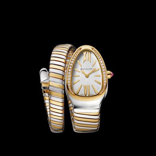 Serpenti Tubogas Watch Yellow Gold Steel Gold